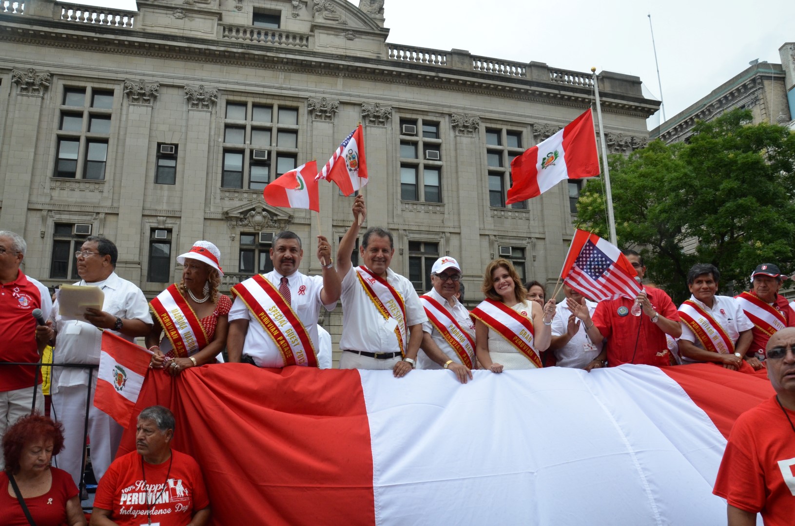 Fiestas Patrias. El Perú libre e independiente. Tutto il Peru. Peru